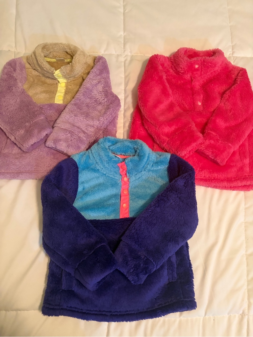 Gap Kids Toddler Girl Fleece Pullover Lot of 3 New w/out tags. 18-24 months/2T
